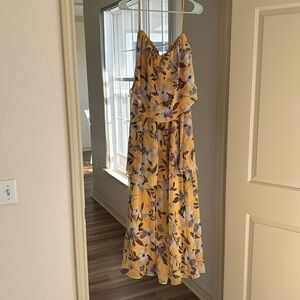 Petal and pup bloom strapless maxi dress new with tags